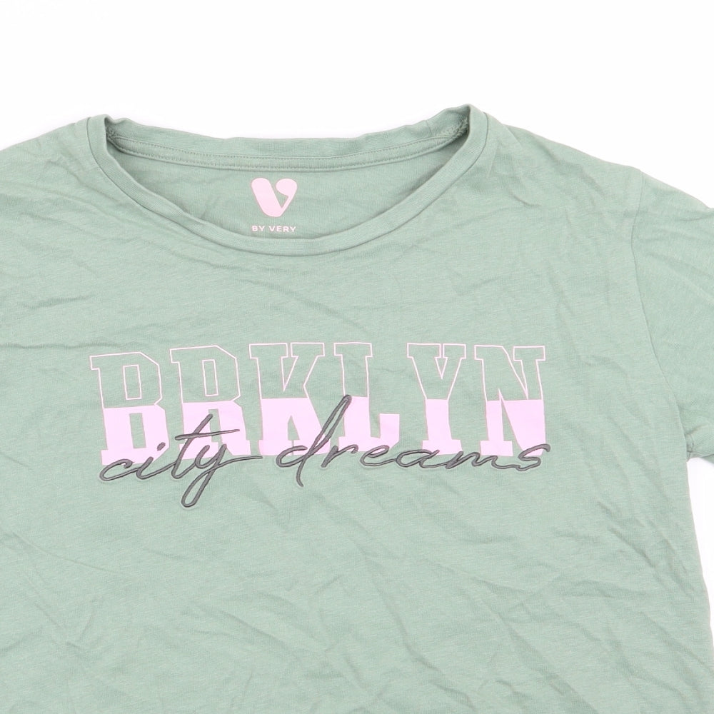 by very Girls Green   Basic T-Shirt Size 14 Years