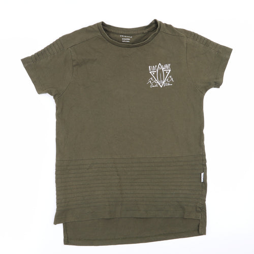 Primark Boys Green   Basic T-Shirt Size 10-11 Years