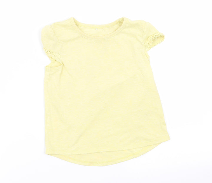 Asda George Girls Yellow Basic Tank Size 3-4 Years