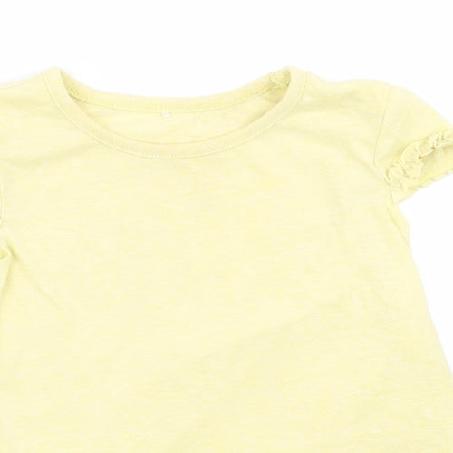 Asda George Girls Yellow   Basic Tank Size 3-4 Years