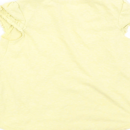 Asda George Girls Yellow   Basic Tank Size 3-4 Years