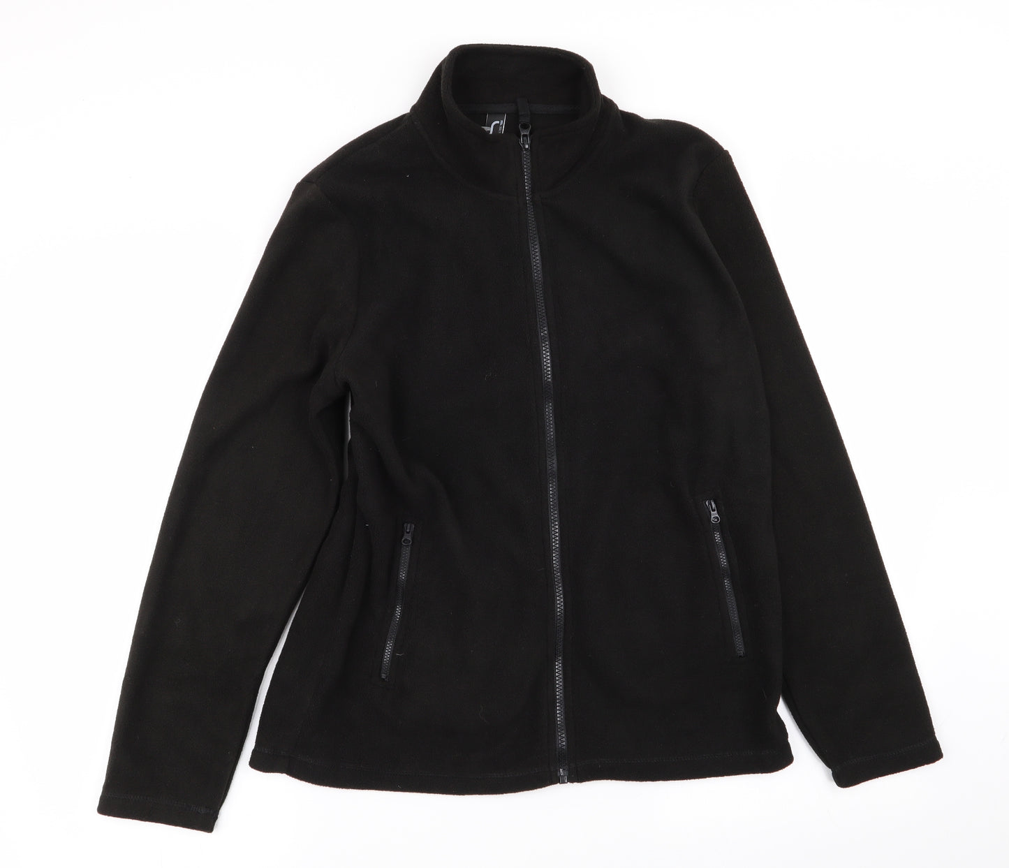 norman  Womens Black   Full Zip Jumper Size L