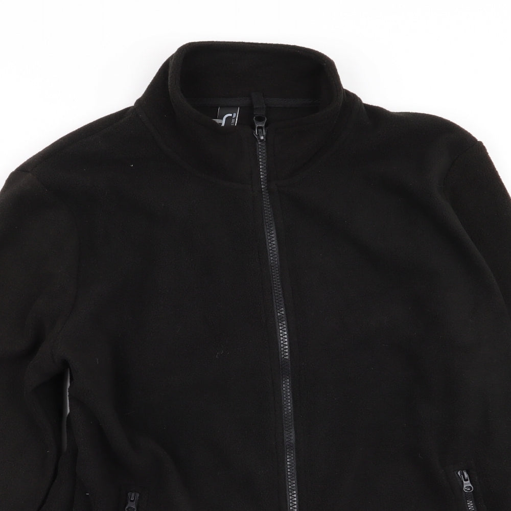 norman  Womens Black   Full Zip Jumper Size L
