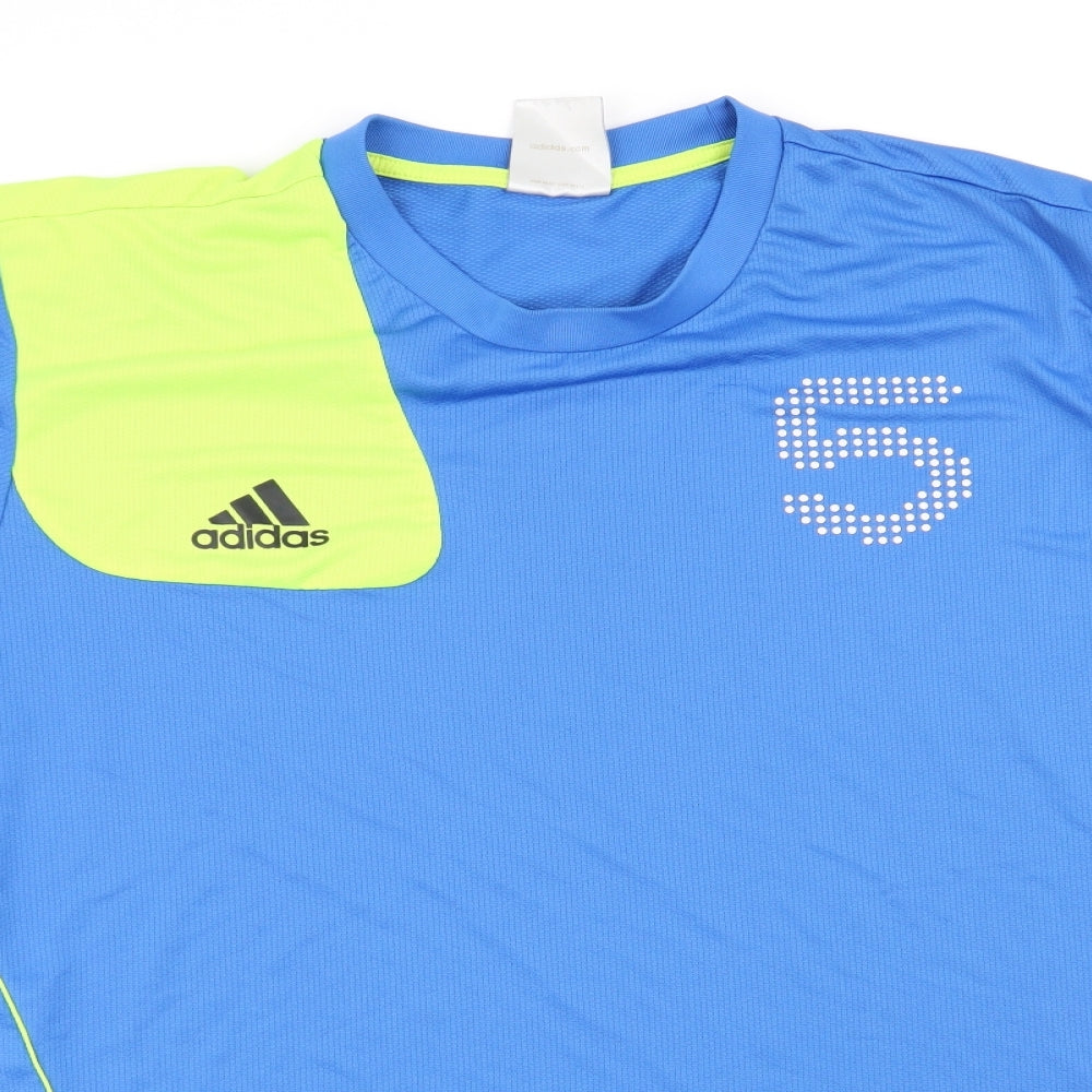 adidas Mens Blue    T-Shirt Size XL