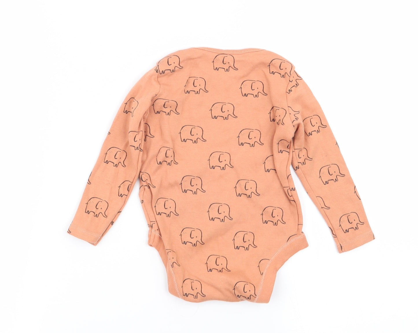 F&F Boys Beige Animal Print  Babygrow One-Piece Size 6-9 Months