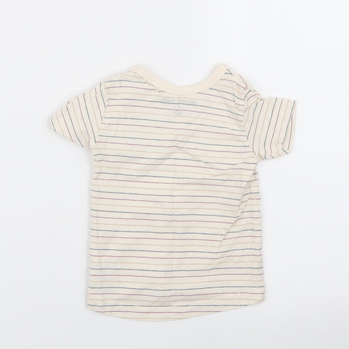 NEXT Boys Multicoloured Striped  Basic T-Shirt Size 6-9 Months