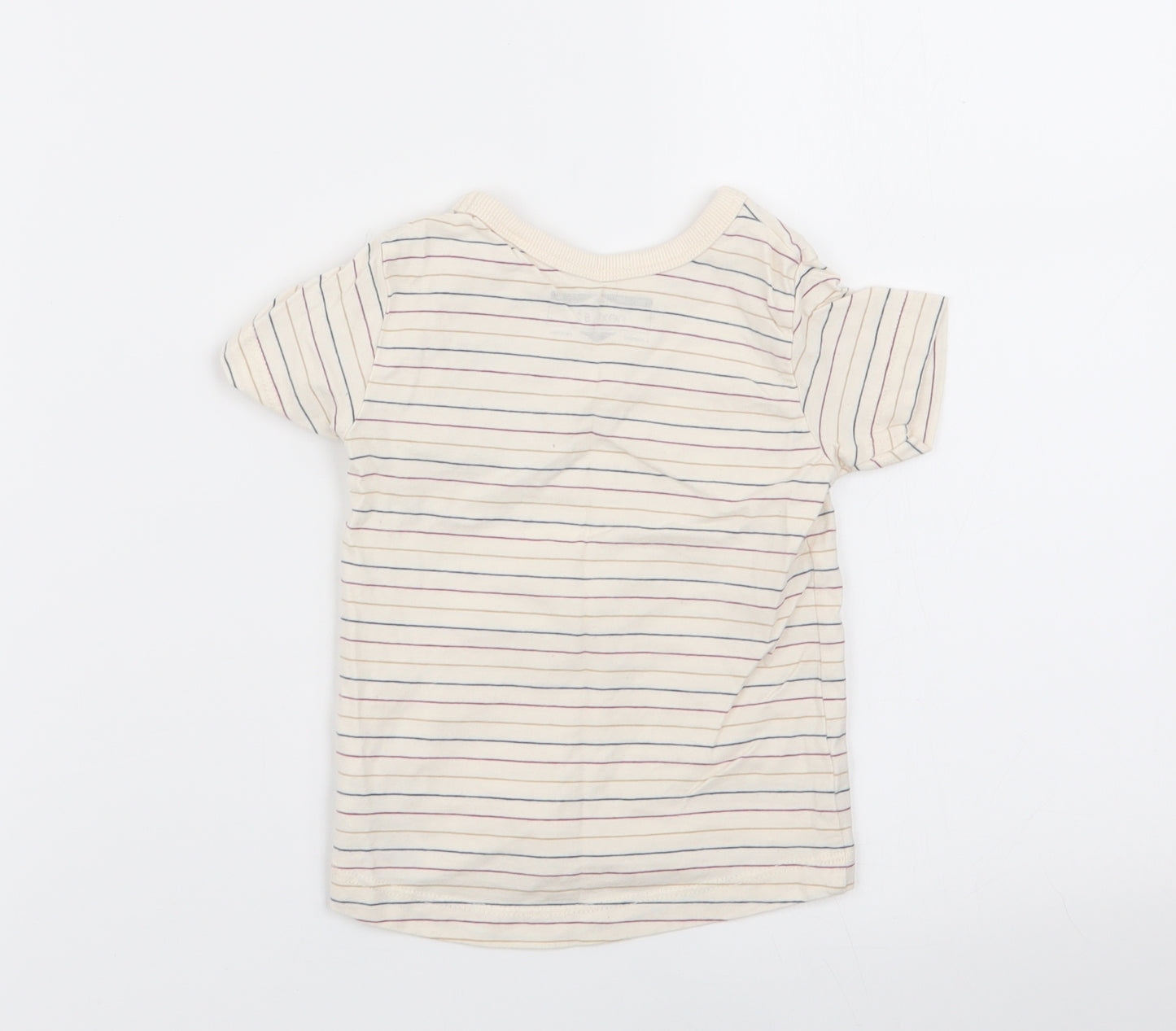 NEXT Boys Multicoloured Striped  Basic T-Shirt Size 6-9 Months