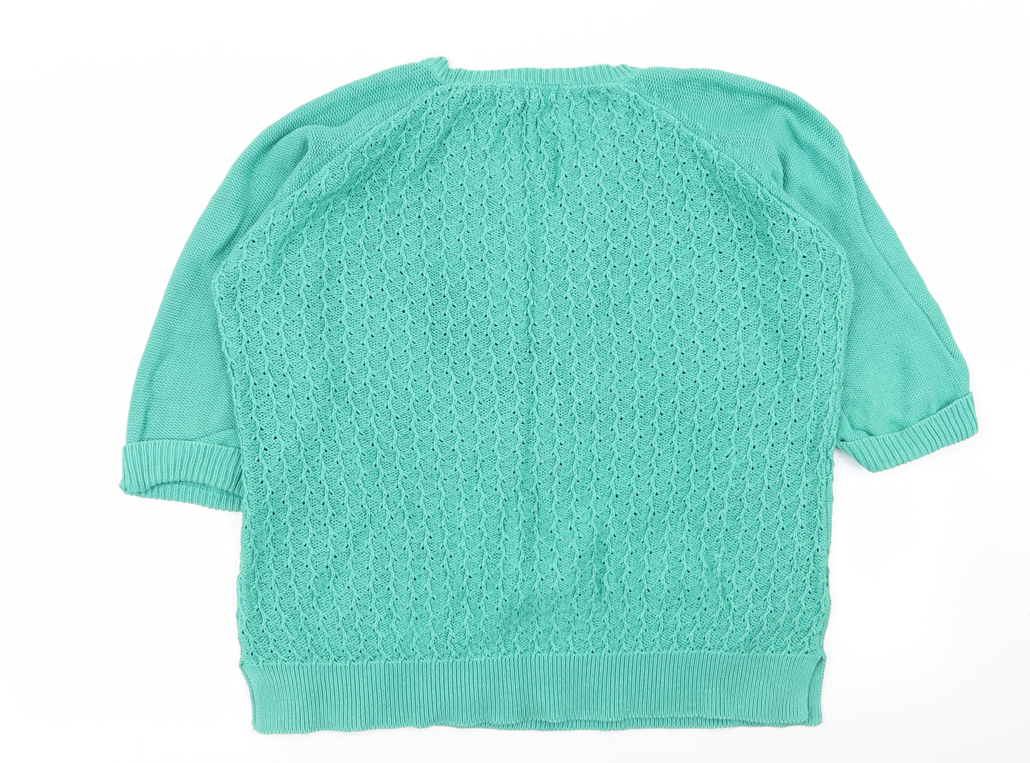 M&Co Womens Green   Pullover Jumper Size 20