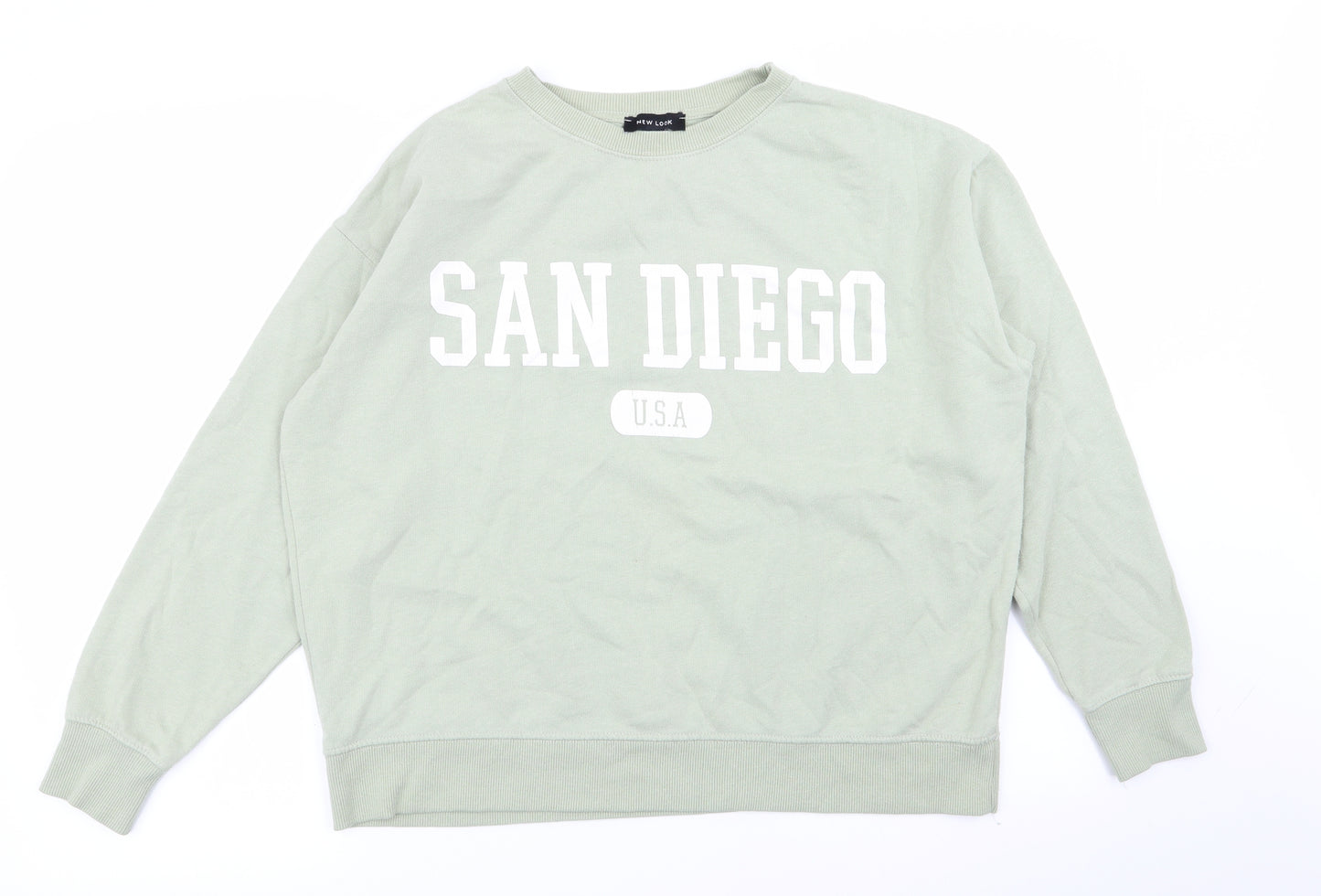 New Look Womens Green   Pullover Jumper Size S