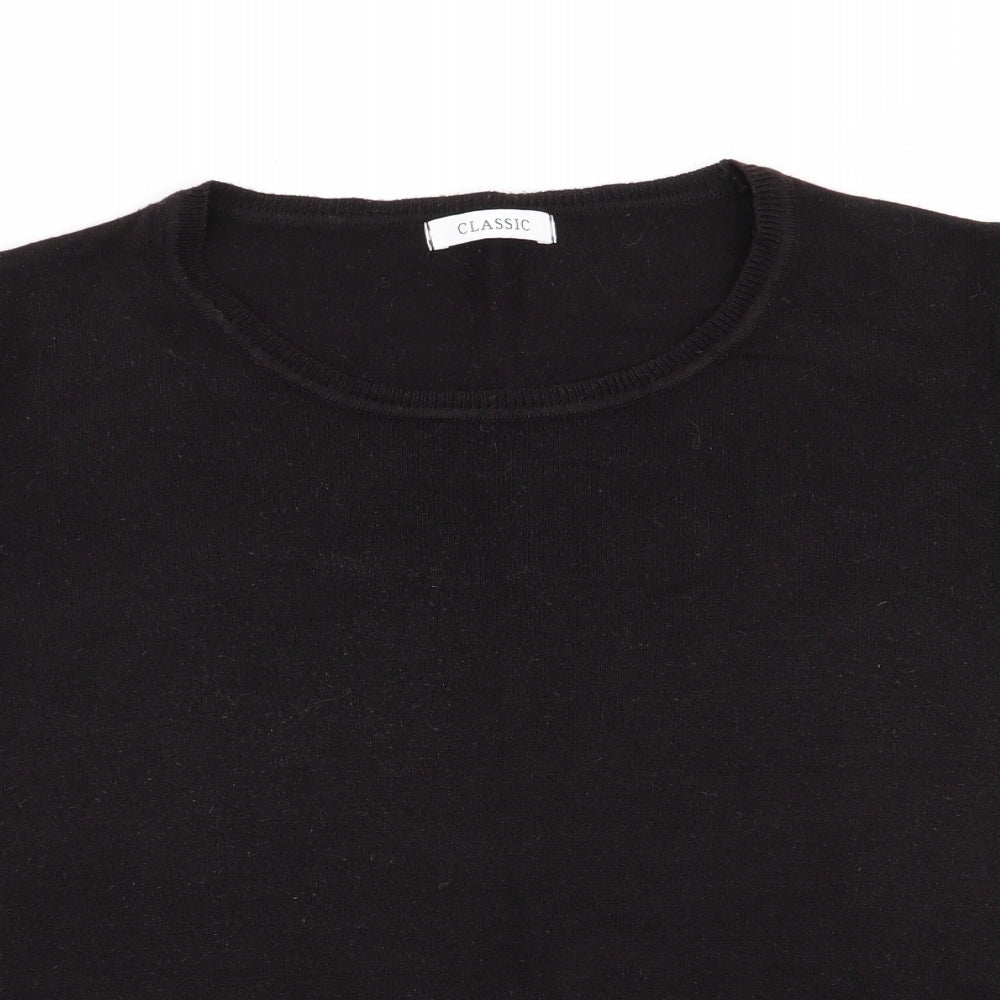 M&S Womens Black   Pullover Jumper Size 18