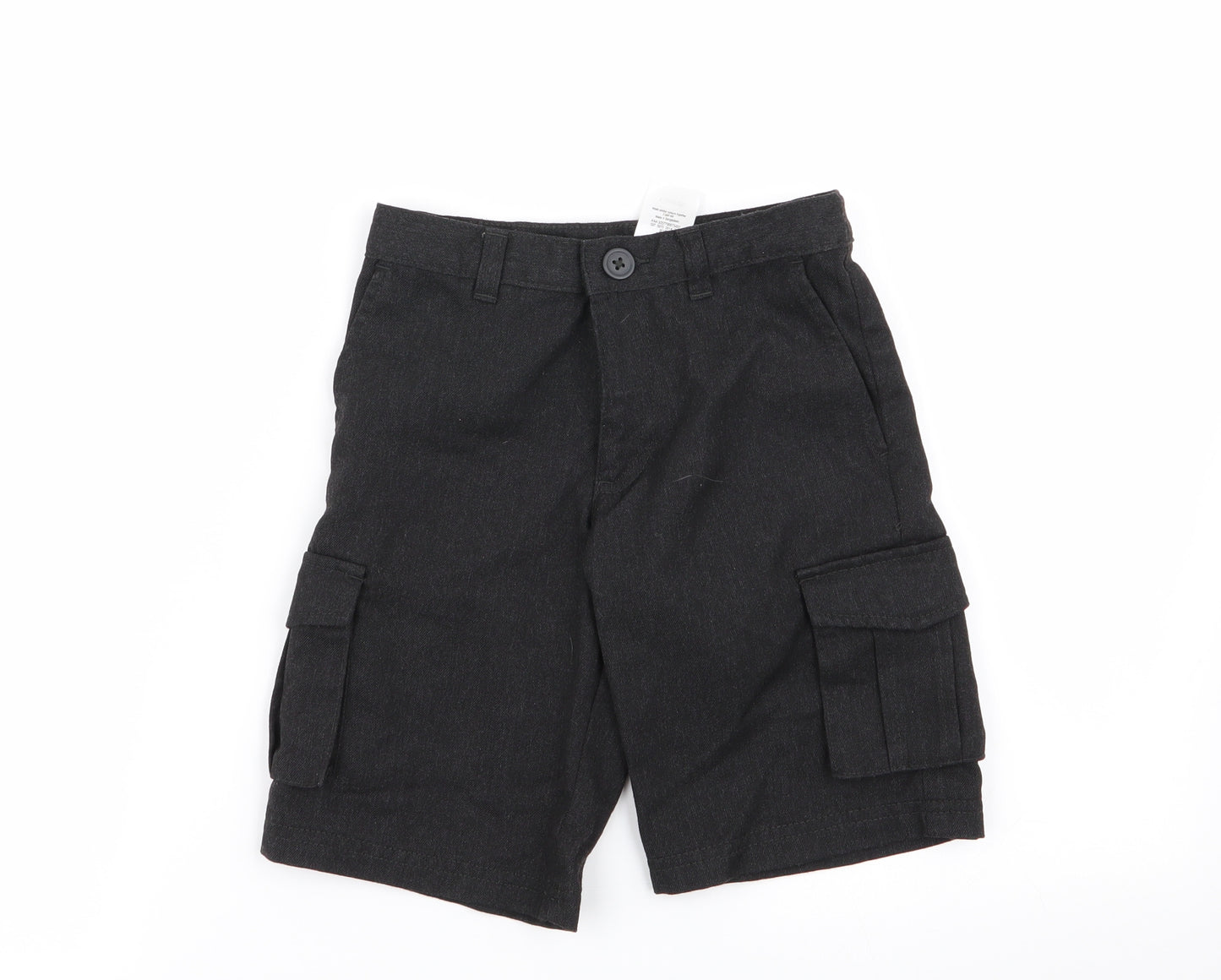 Asda George Boys Grey   Cargo Shorts Size 5-6 Years - school shorts