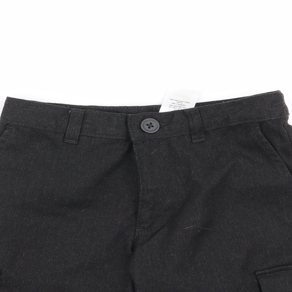 Asda George Boys Grey   Cargo Shorts Size 5-6 Years - school shorts