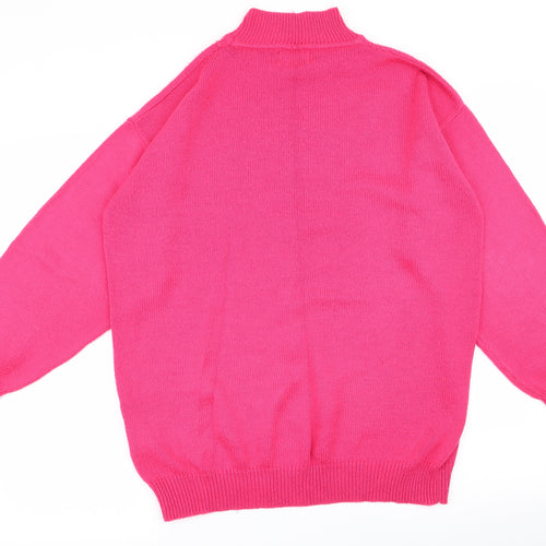 emrece Womens Pink   Pullover Jumper Size 16