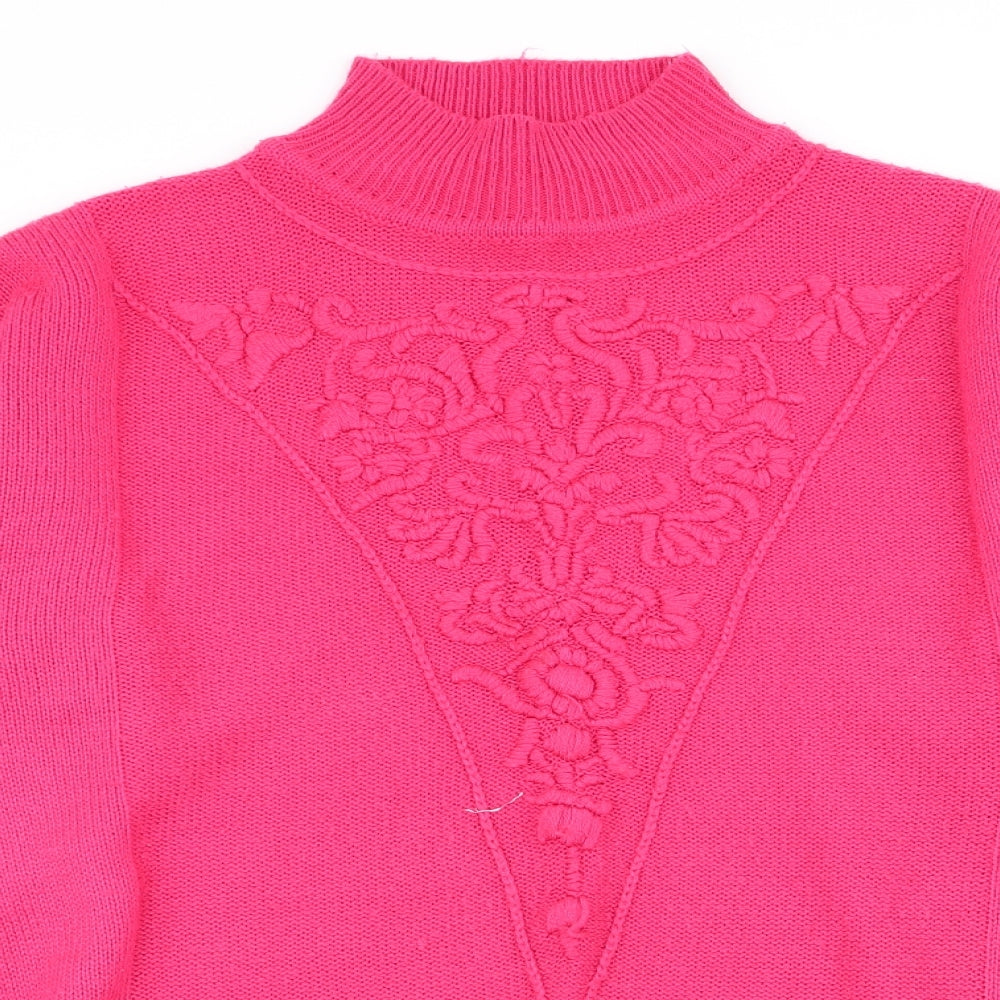 emrece Womens Pink   Pullover Jumper Size 16