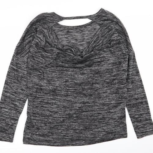 Indigo Womens Grey   Basic T-Shirt Size 10