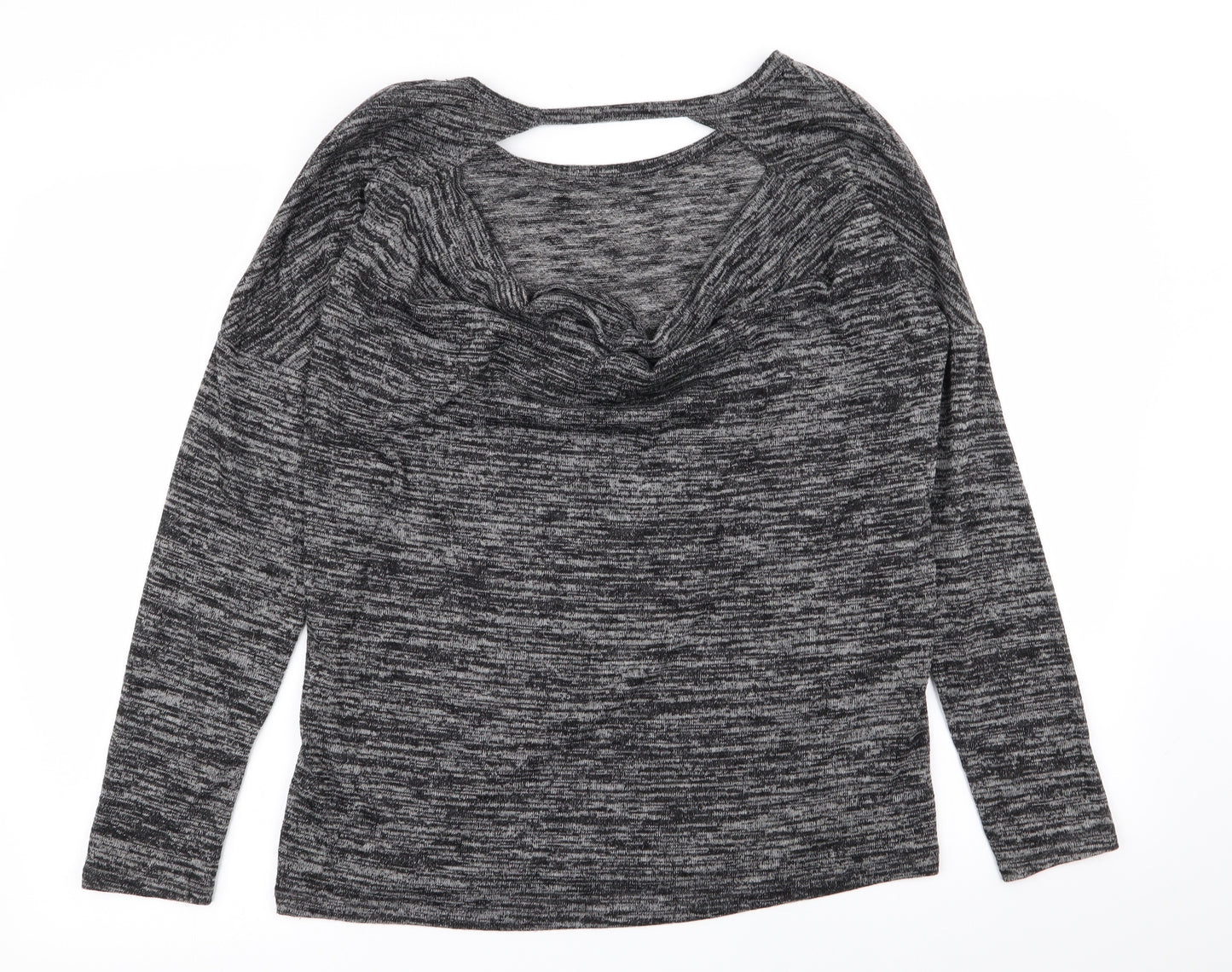 Indigo Womens Grey   Basic T-Shirt Size 10
