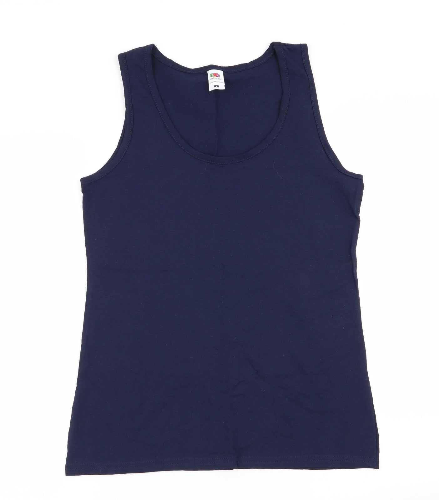 Fruit of the Loom Womens Blue   Basic Tank Size M