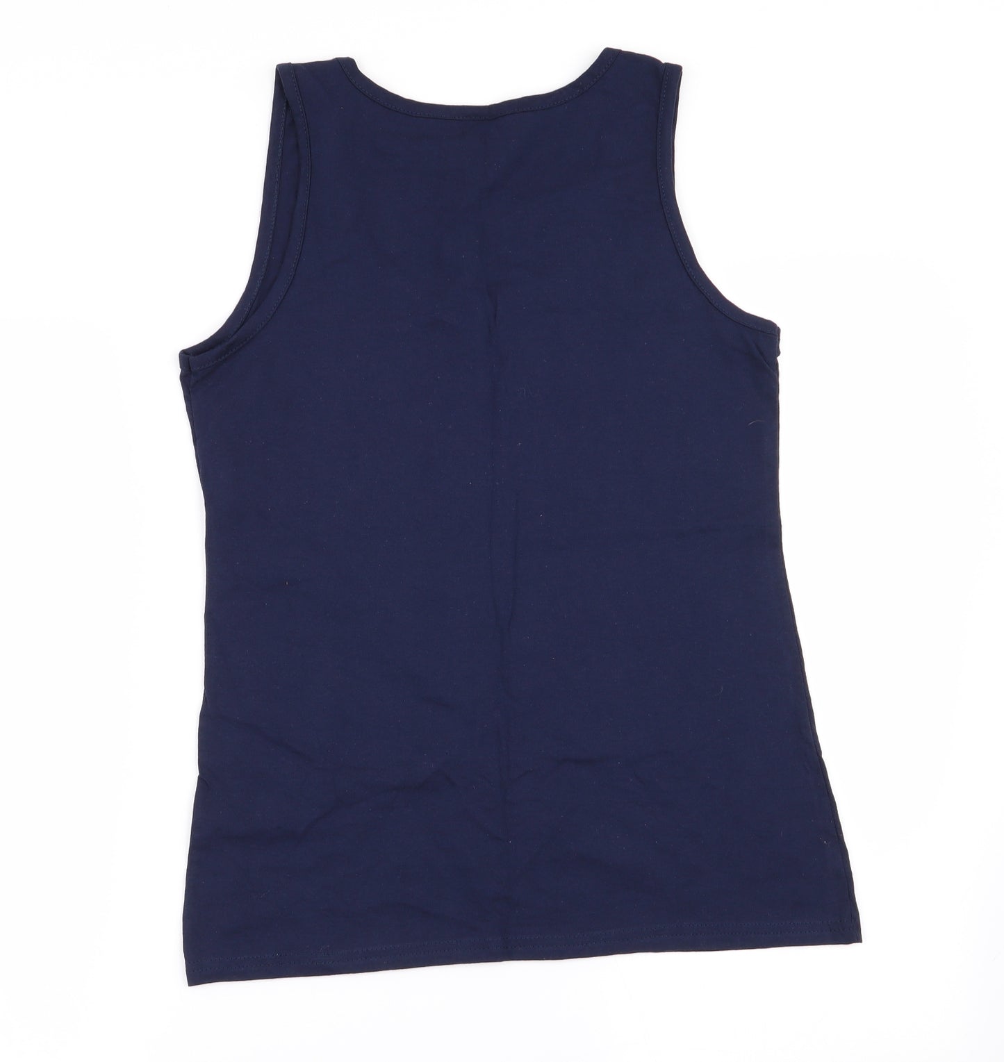 Fruit of the Loom Womens Blue   Basic Tank Size M