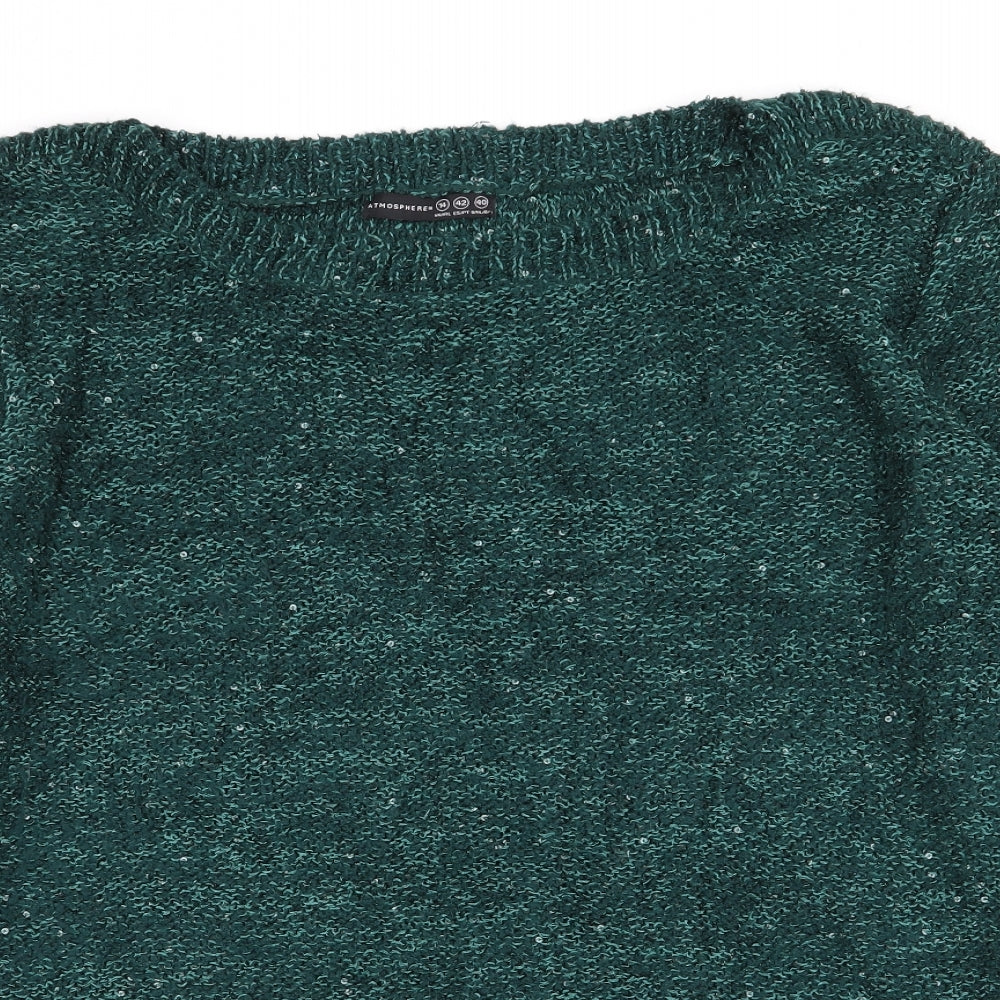 Primark Womens Green   Pullover Jumper Size 14
