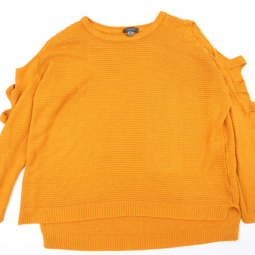 Primark Womens Yellow   Pullover Jumper Size 18