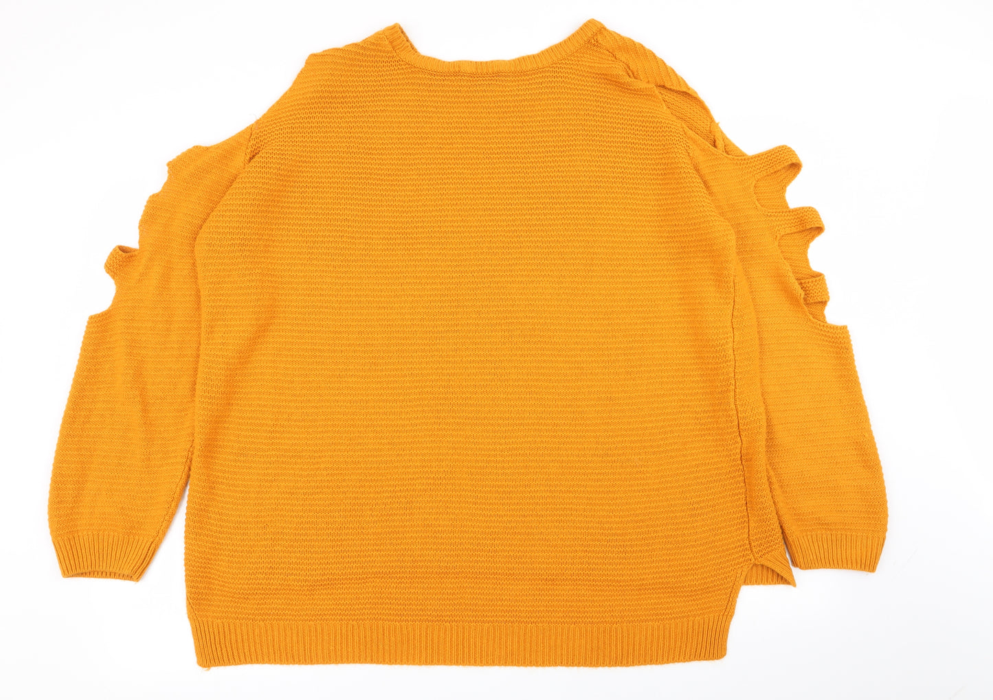 Primark Womens Yellow   Pullover Jumper Size 18