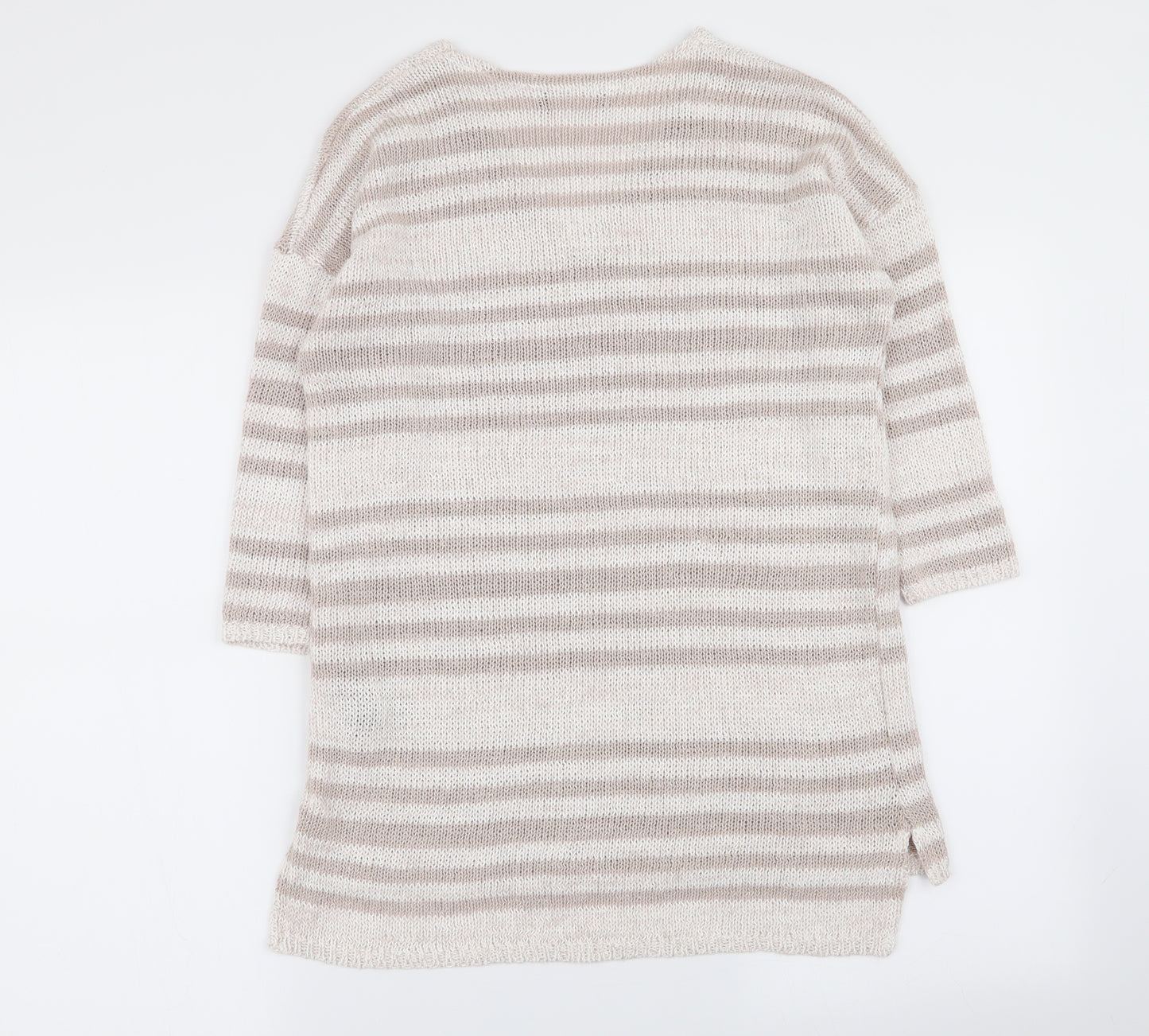M&S Womens Multicoloured Striped  Pullover Jumper Size 10