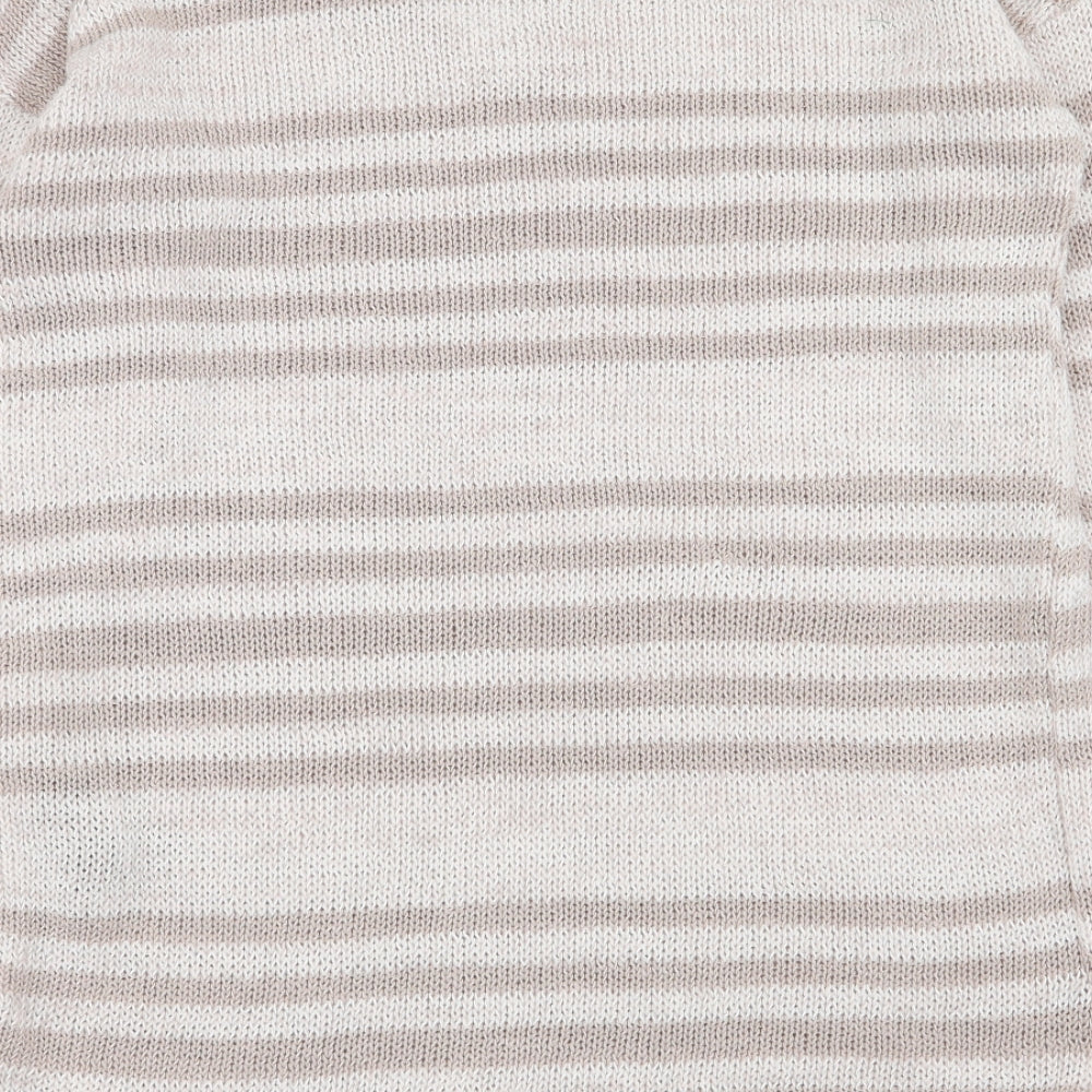 M&S Womens Multicoloured Striped  Pullover Jumper Size 10