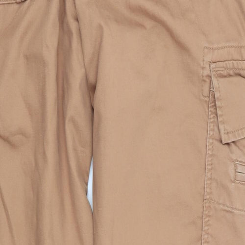 M&S Mens Beige   Cargo Trousers Size 36 in L31 in