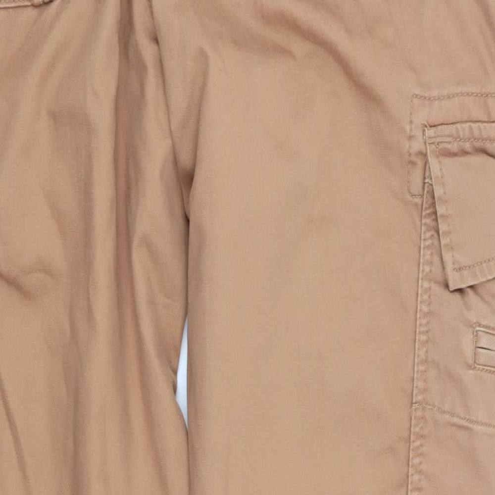 M&S Mens Beige   Cargo Trousers Size 36 in L31 in