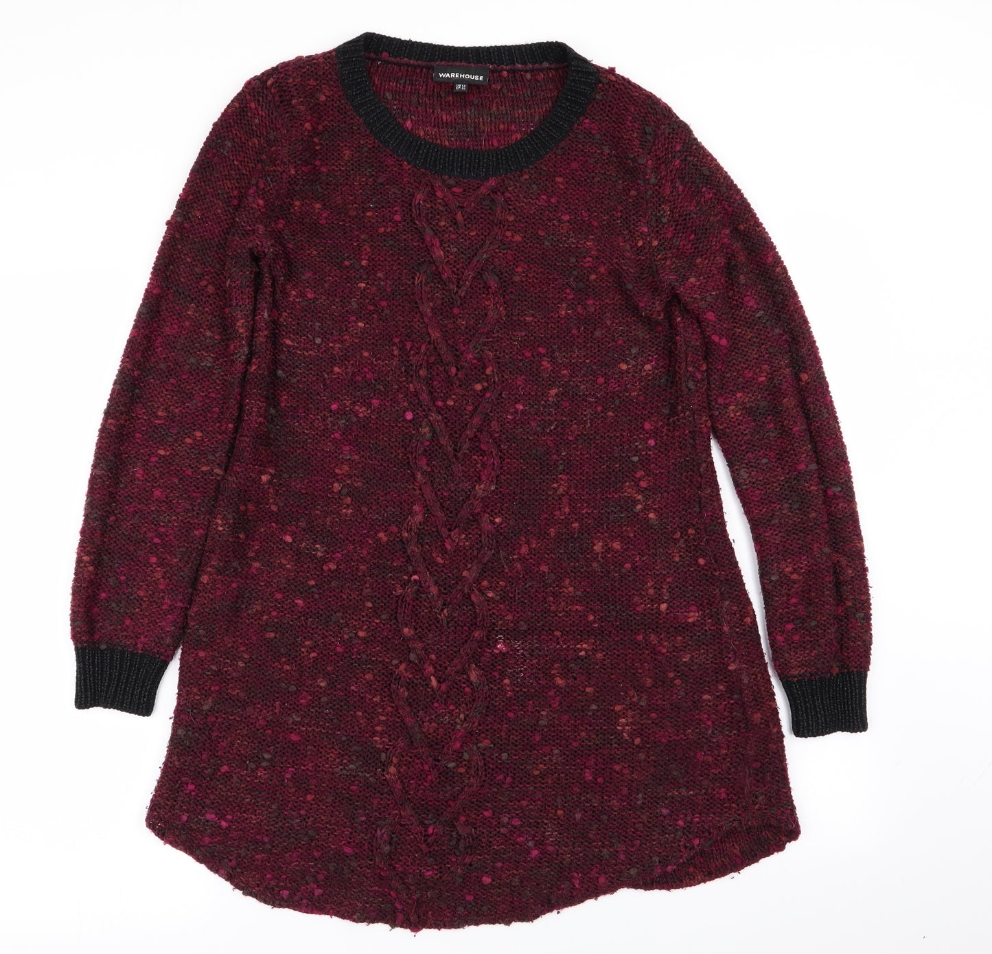 Warehouse Womens Red   Jumper Dress  Size 12