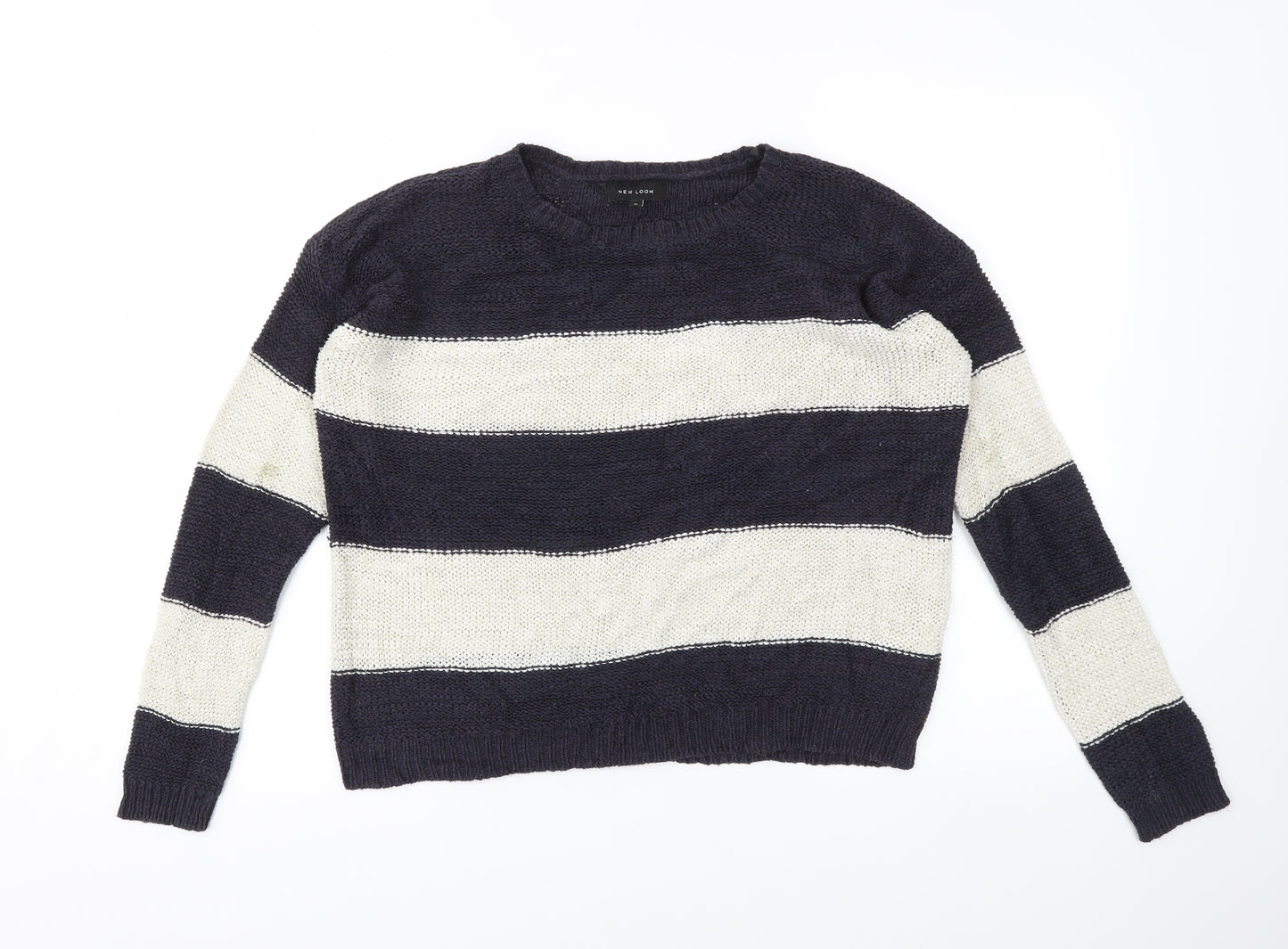 New Look Womens Multicoloured Striped  Pullover Jumper Size M