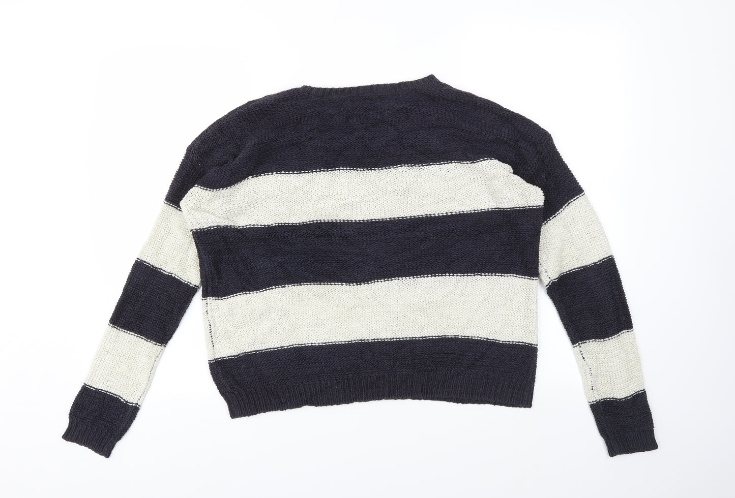 New Look Womens Multicoloured Striped  Pullover Jumper Size M