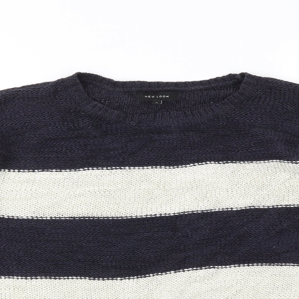 New Look Womens Multicoloured Striped  Pullover Jumper Size M