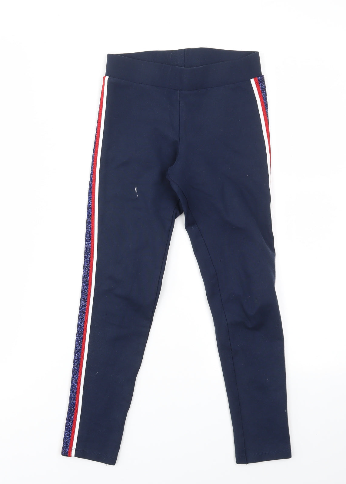 M&S Girls Blue   Capri Trousers Size 9-10 Years