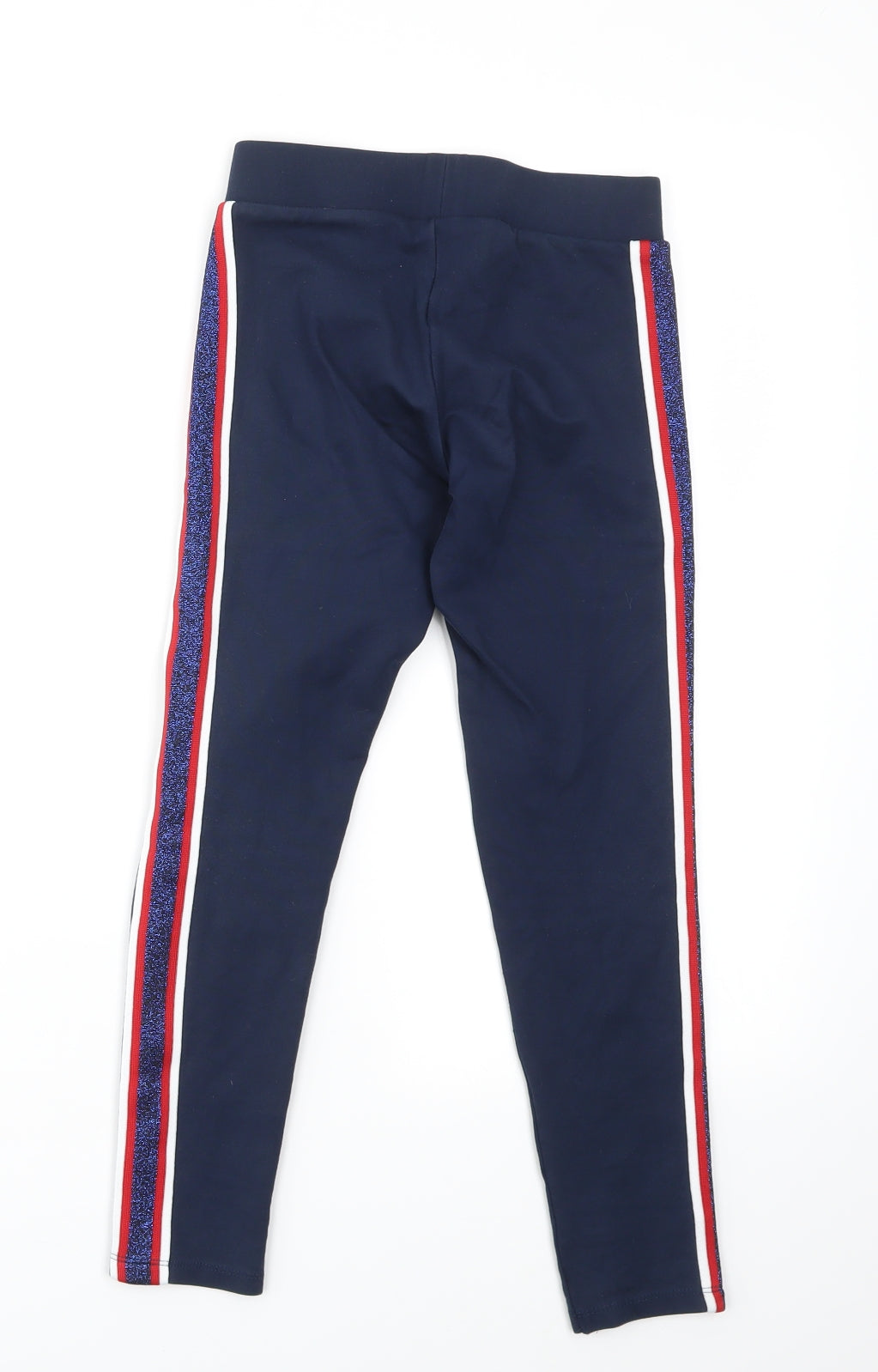 M&S Girls Blue   Capri Trousers Size 9-10 Years