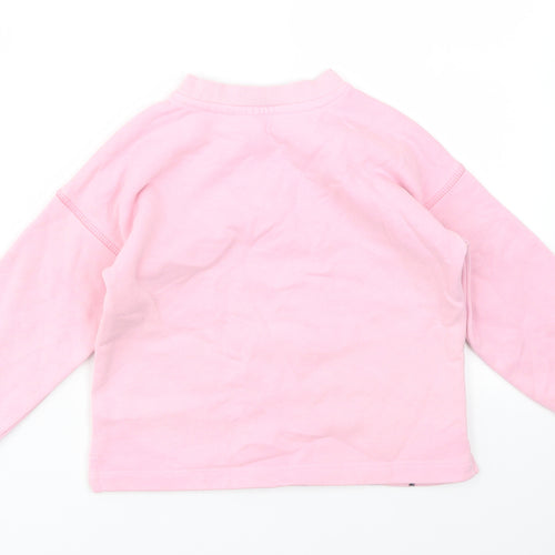 George Girls Pink   Pullover Jumper Size 5-6 Years