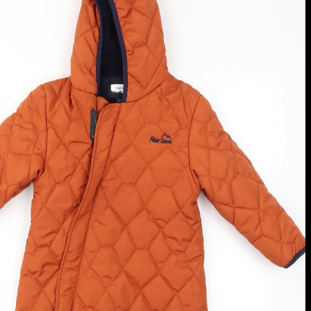 Peter Storm Baby Orange   Basic Coat Coat Size 24 Months