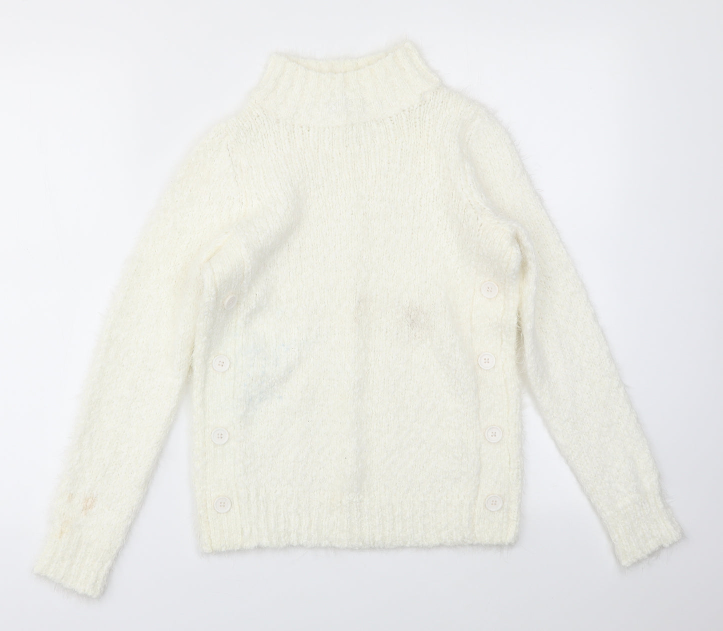 M&Co Womens Ivory   Pullover Jumper Size 8