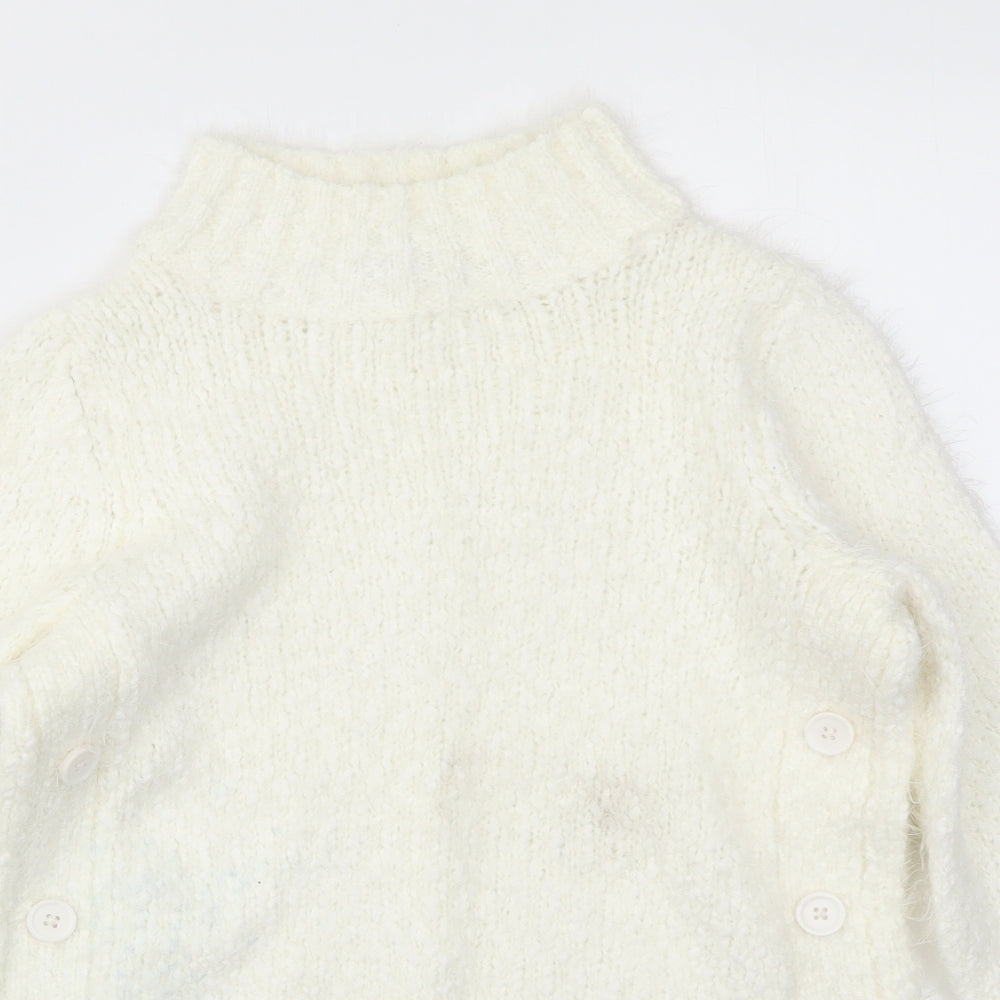 M&Co Womens Ivory   Pullover Jumper Size 8