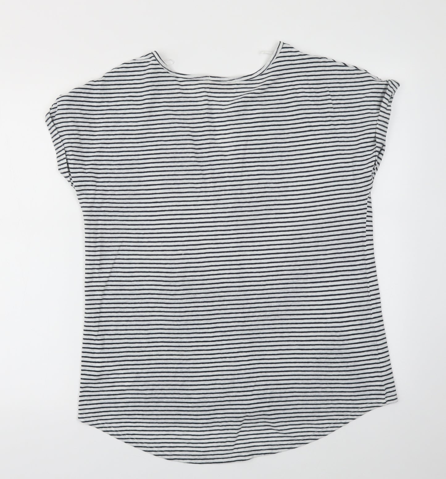F&F Womens Multicoloured Striped  Basic T-Shirt Size 14