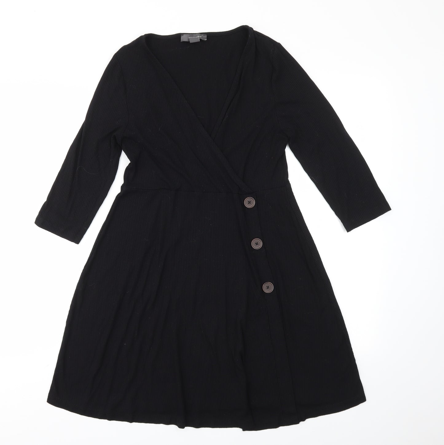 Primark Womens Black   Jumper Dress  Size 14