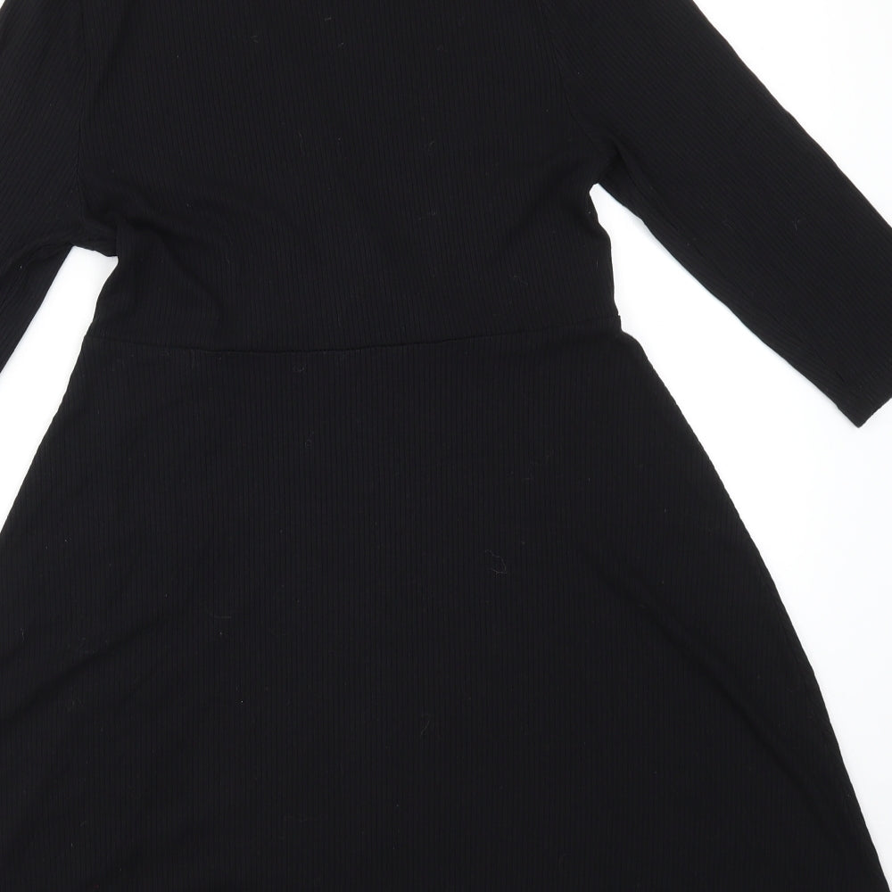 Primark Womens Black   Jumper Dress  Size 14