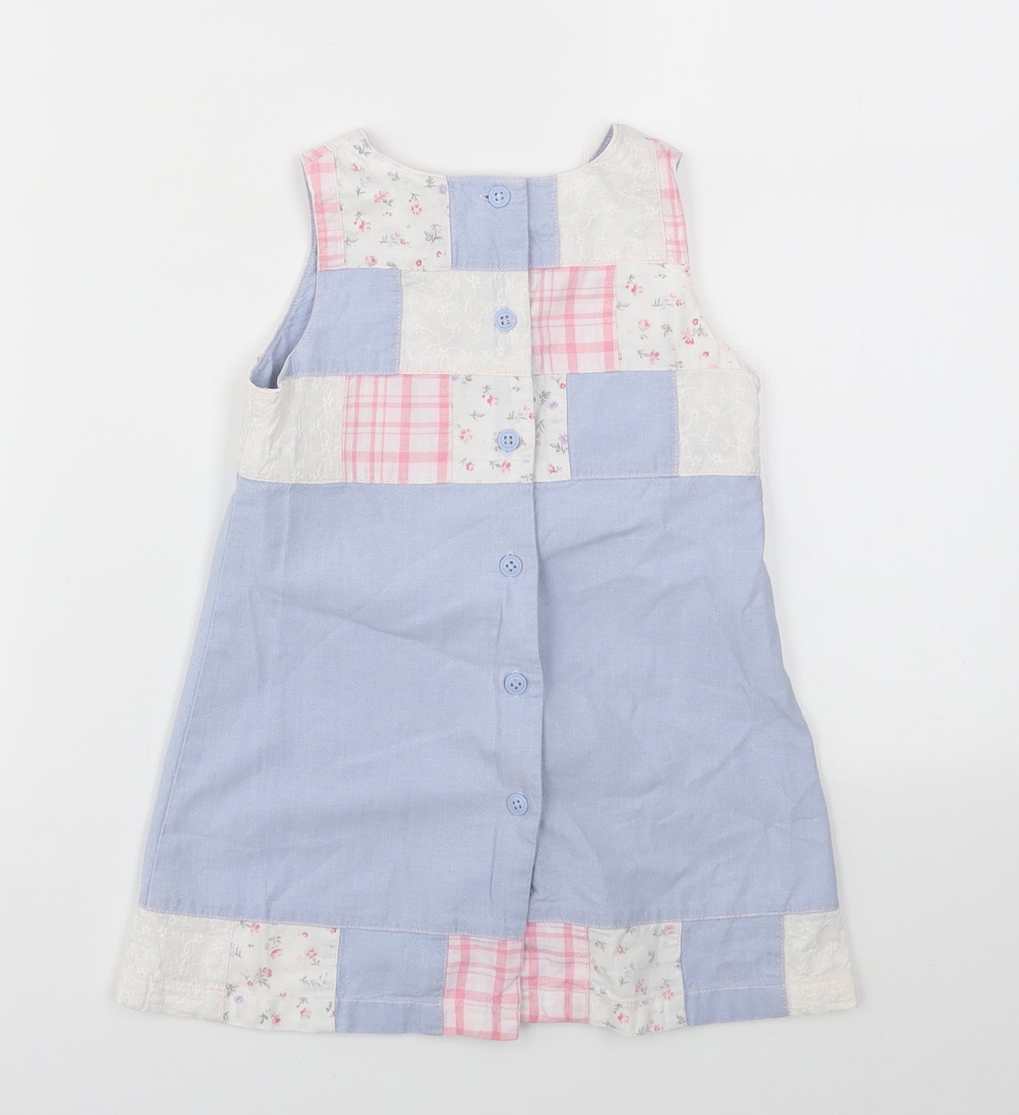 NEXT Girls Multicoloured Geometric  Fit & Flare  Size 2 Years