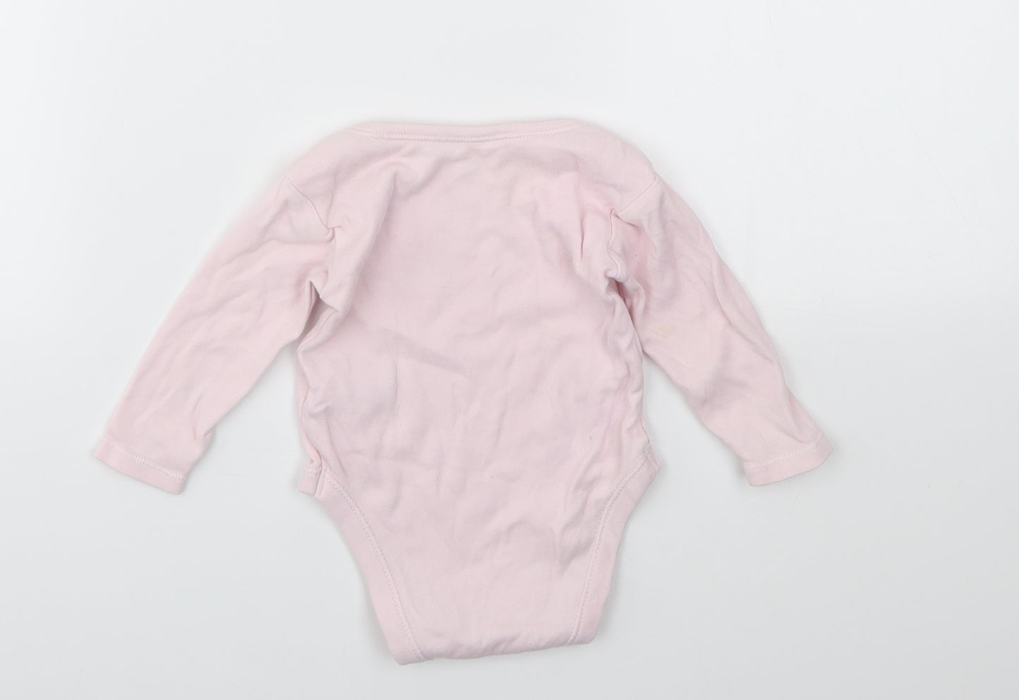 Nutmeg Girls Pink   Babygrow One-Piece Size 3-6 Months