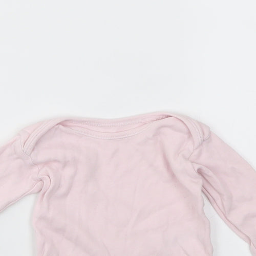 Nutmeg Girls Pink   Babygrow One-Piece Size 3-6 Months