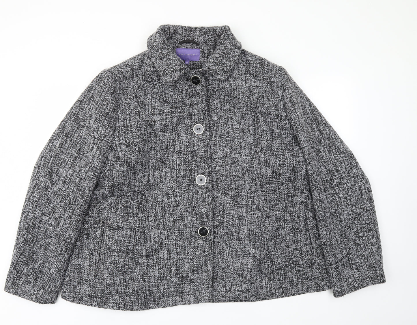 Autonomy Womens Grey   Jacket Coat Size 22