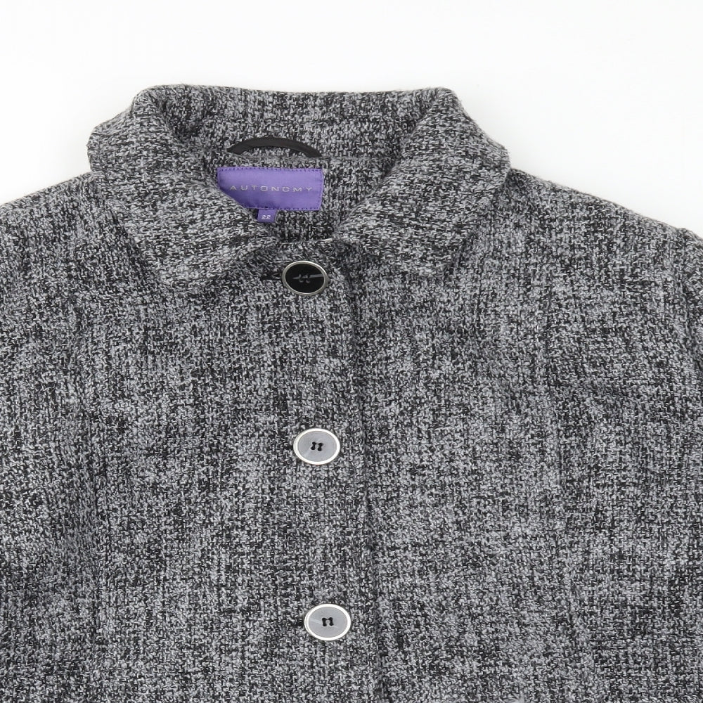 Autonomy Womens Grey   Jacket Coat Size 22