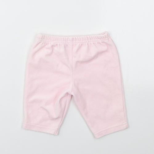 Preworn Baby Pink   Capri Leggings Size 0-3 Months