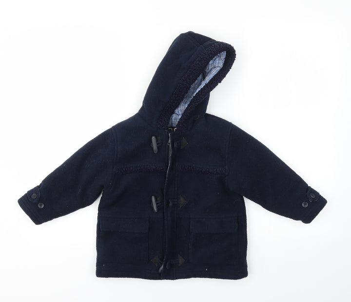 NEXT Boys Blue Basic Coat Coat Size 3 Years