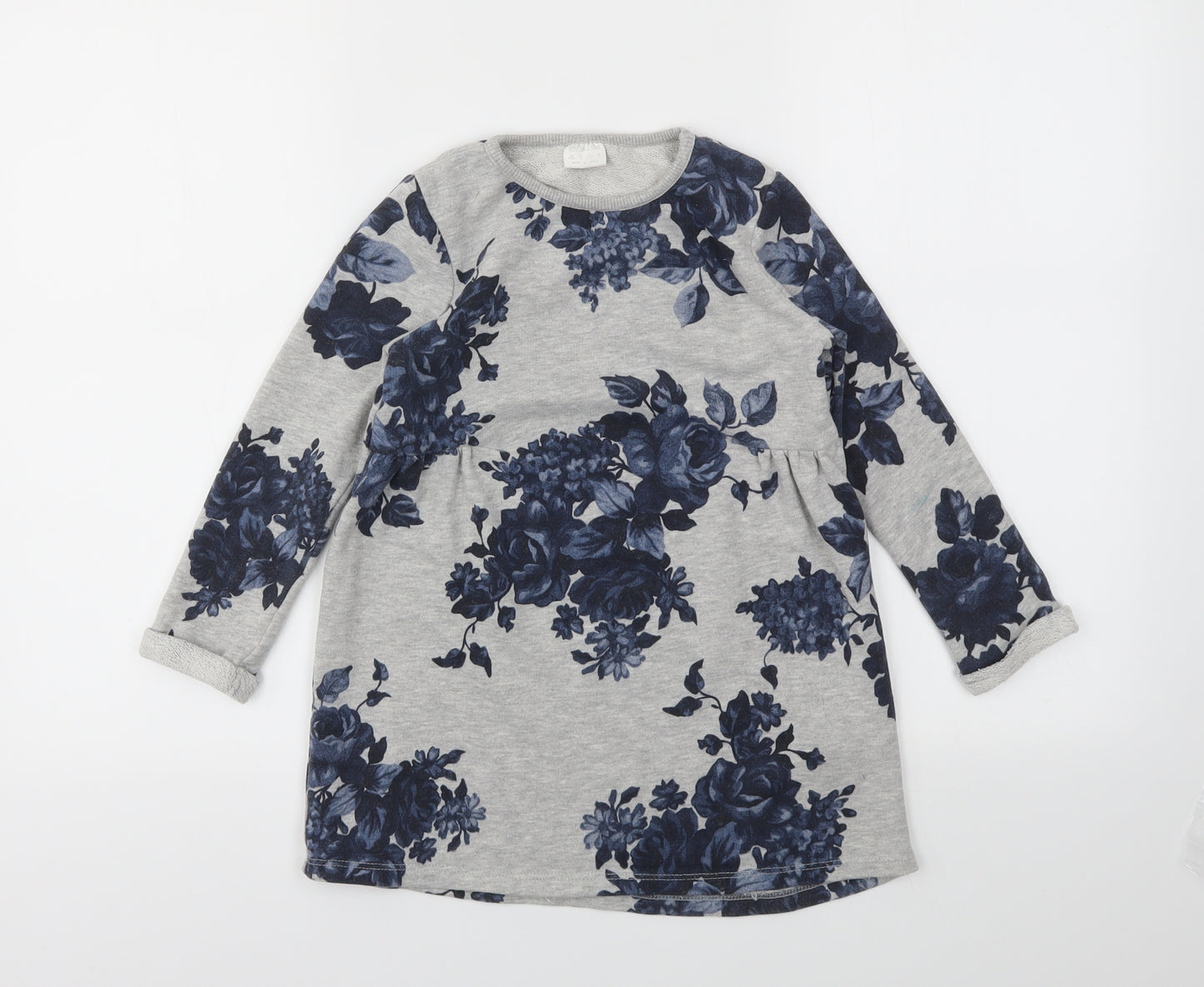 F&F Girls Multicoloured Floral  Fit & Flare  Size 5-6 Years